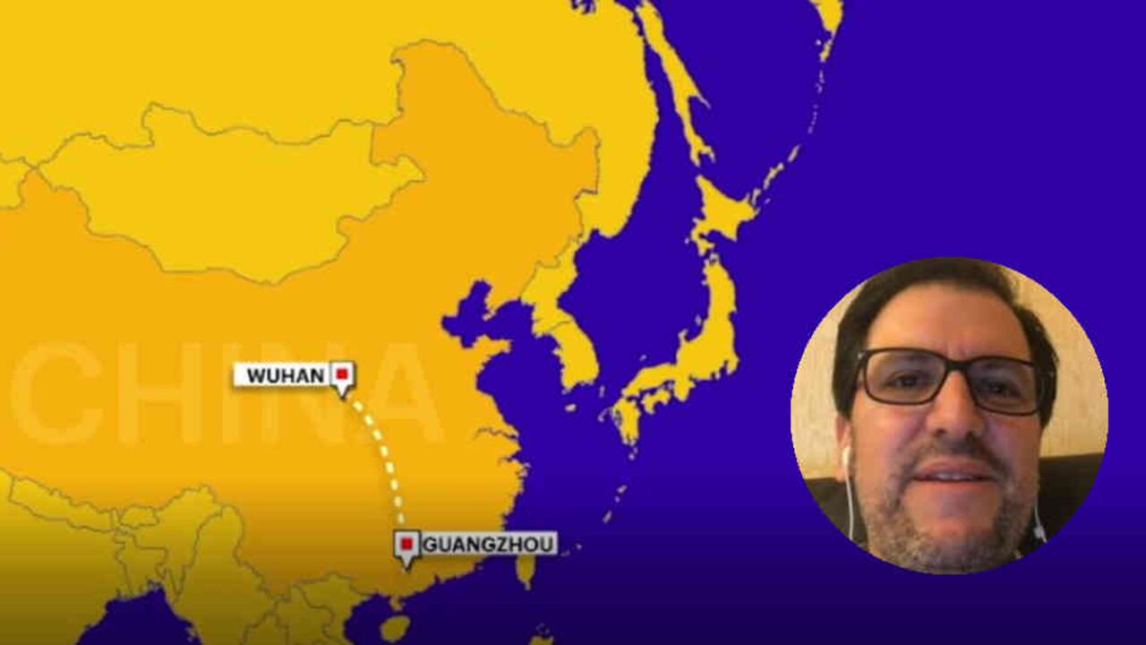 Juan Felipe Sandoval, colombiano que vive en Guangzhou, China Foto: SEMANA