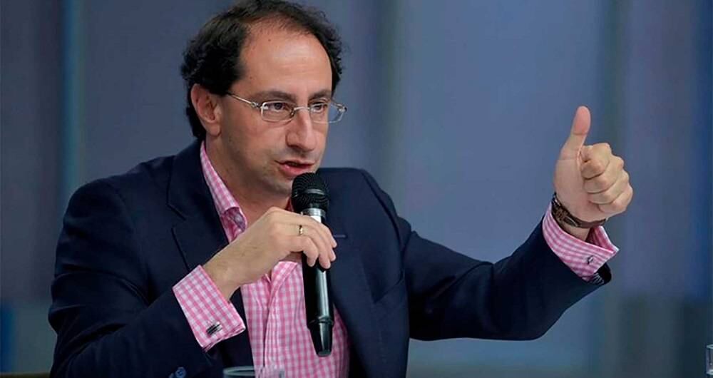 José Manuel Restrepo, ministro de Comercio. 