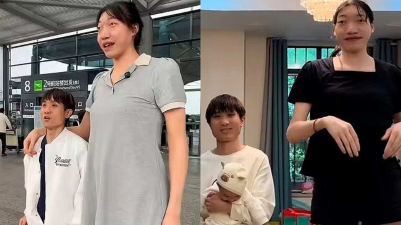 Muere a los 26 años la ‘influencer’ que mostraba su vida con 2,18 metros de estatura junto a su esposo.