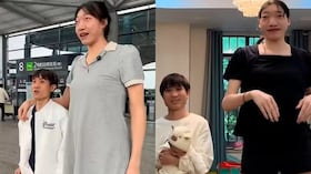 muere a los 26 años la 'influencer' que mostraba su vida con 2,18 metros de estatura junto a su esposo