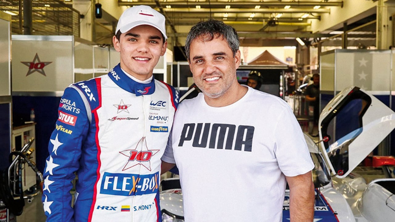 Sebastián y Juan Pablo Montoya corrieron juntos en las 12 Horas de Sebring en Imsa.