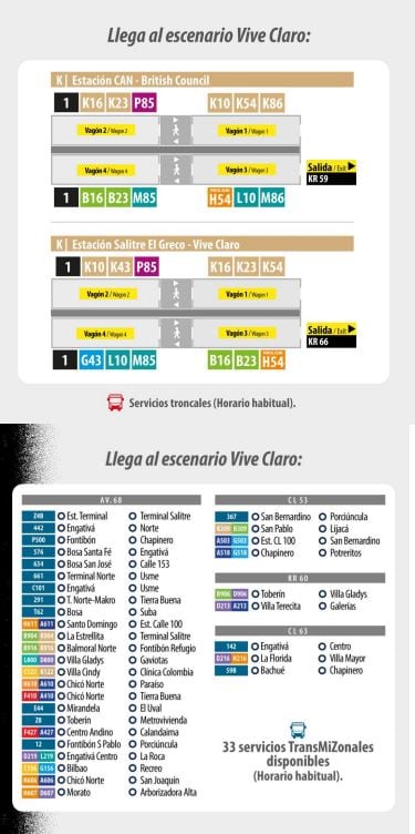 Conoce más en la siguiente pieza gráfica de TransMilenio: