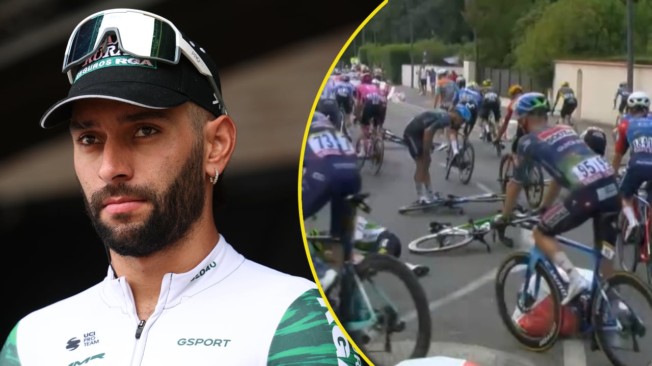 Fernando Gaviria llegó en el puesto 17.° de la etapa en Pau.