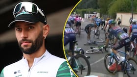 Fernando Gaviria llegó en el puesto 17° de la etapa en Pau.