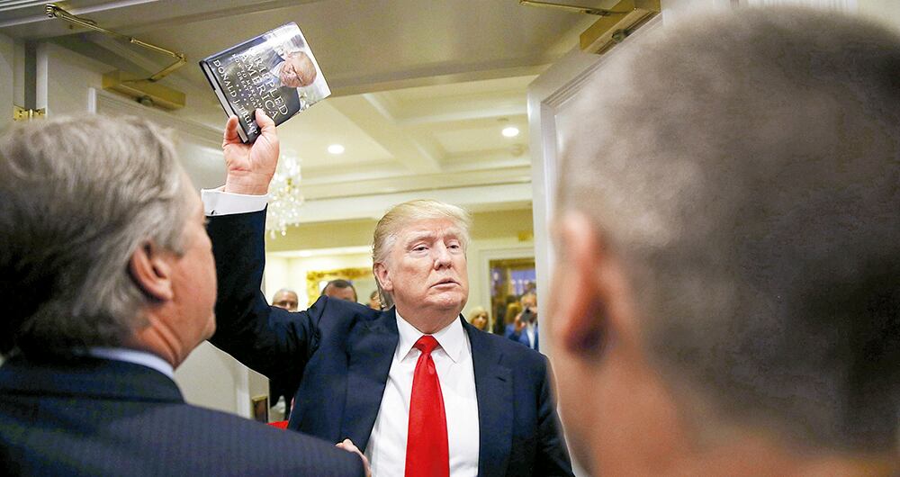 Donald Trump estaría próximo a sacar su libro. Foto: Getty Images