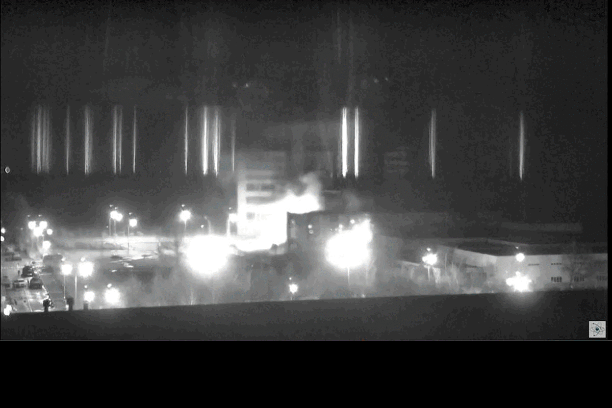 Fotos de la planta nuclear en Zaporiyia