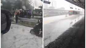 Granizada en Bogotá.