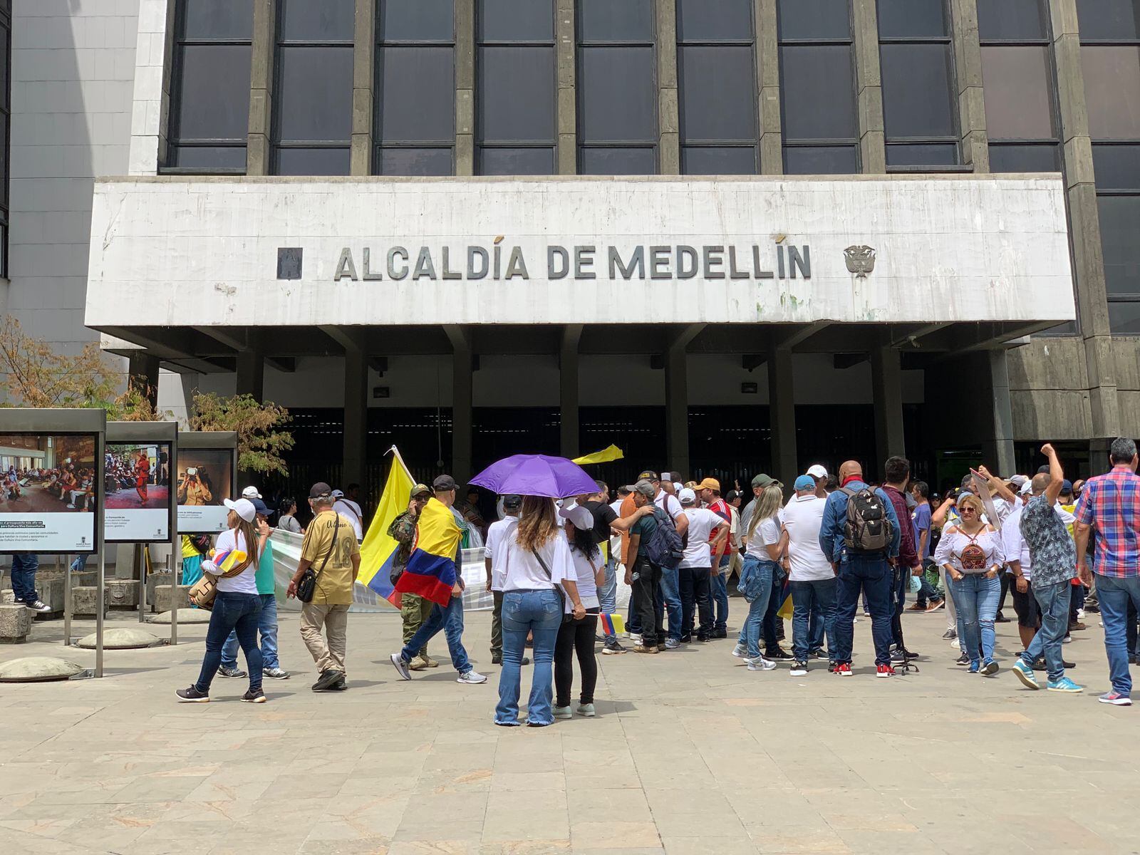 Manifestación en Medellín
