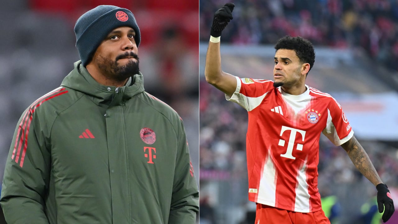 Vincent Kompany fue obligado a reemplazar a Luis Díaz en Champions League