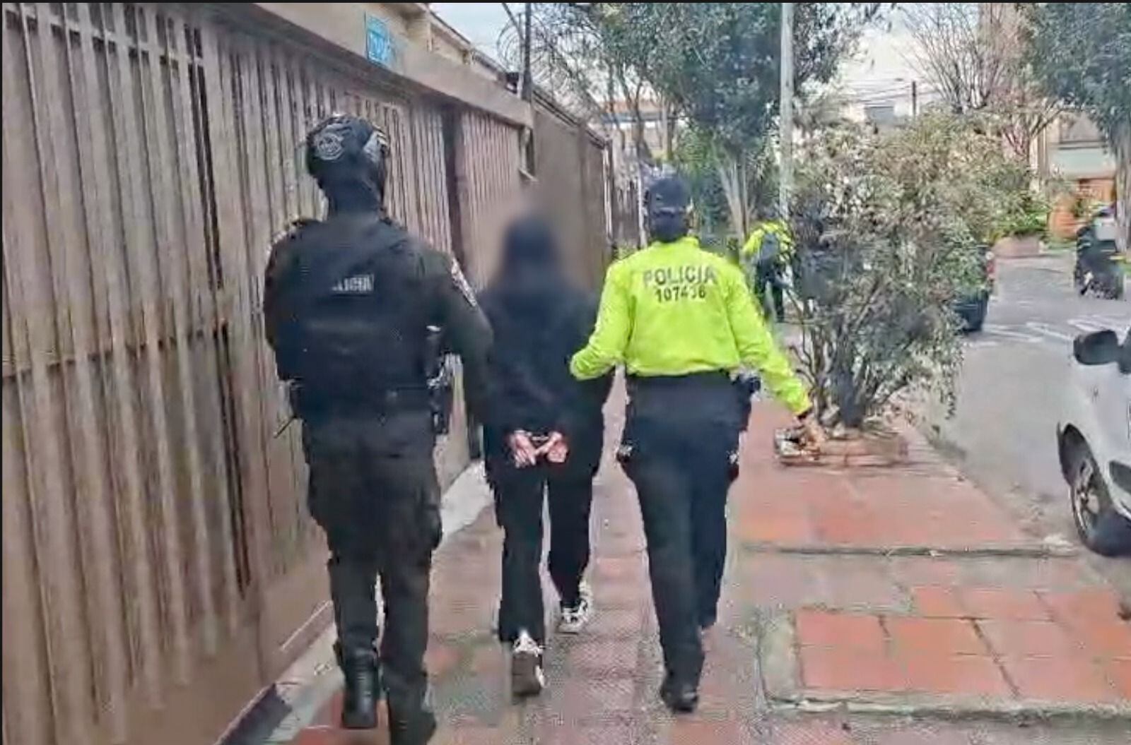Policía en operativo contra Los Liberadores.