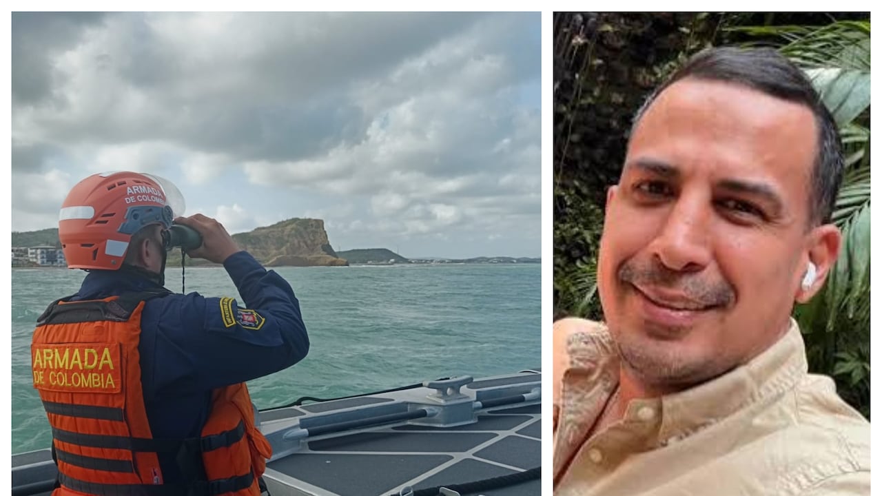 Juan Carlos López, padre de familia desaparecido en las playas de Tubará, Atlántico, al accidentarse en su jetski con sus hijos, quienes salieron ilesos.