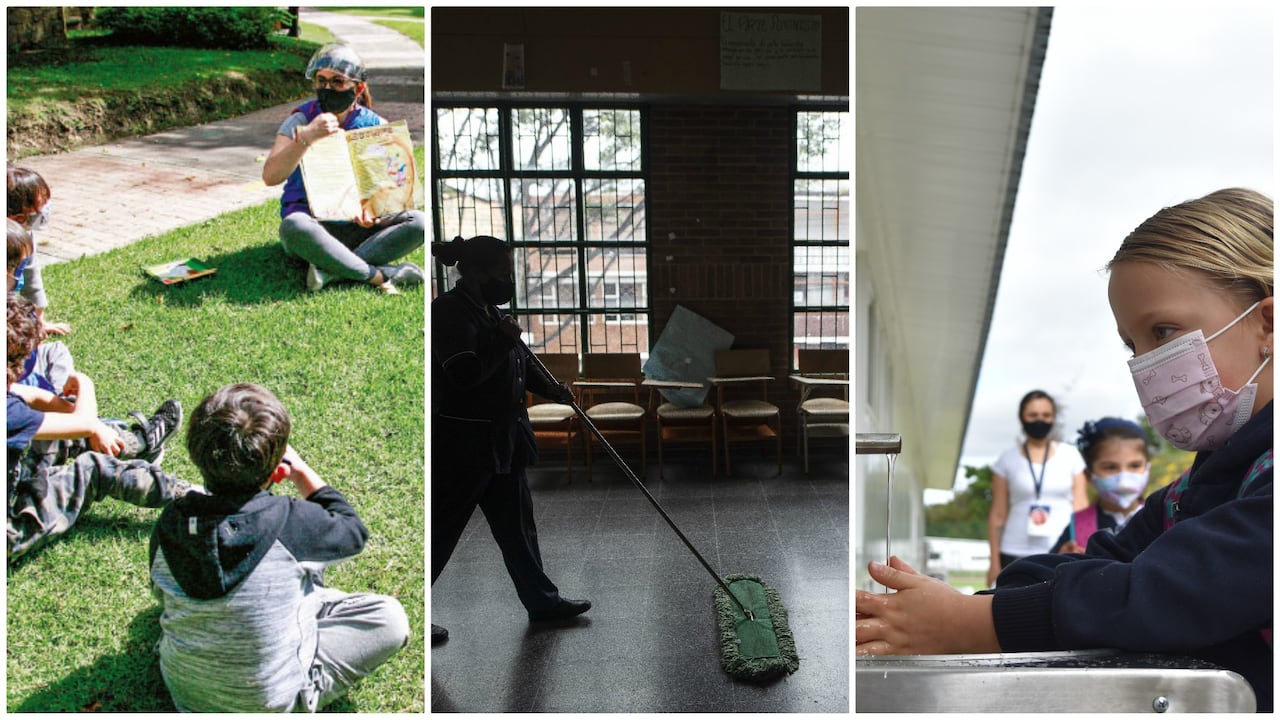 La realidad del regreso a clases no es igual. En algunos colegios hay avances y los niños han podido retomar sus actividades mientras minimizan el contagio.