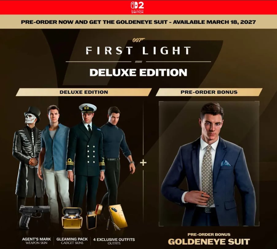 Los jugadores podrán vivir la nueva historia del agente 007 en Nintendo Switch 2 después de varios meses de espera.
