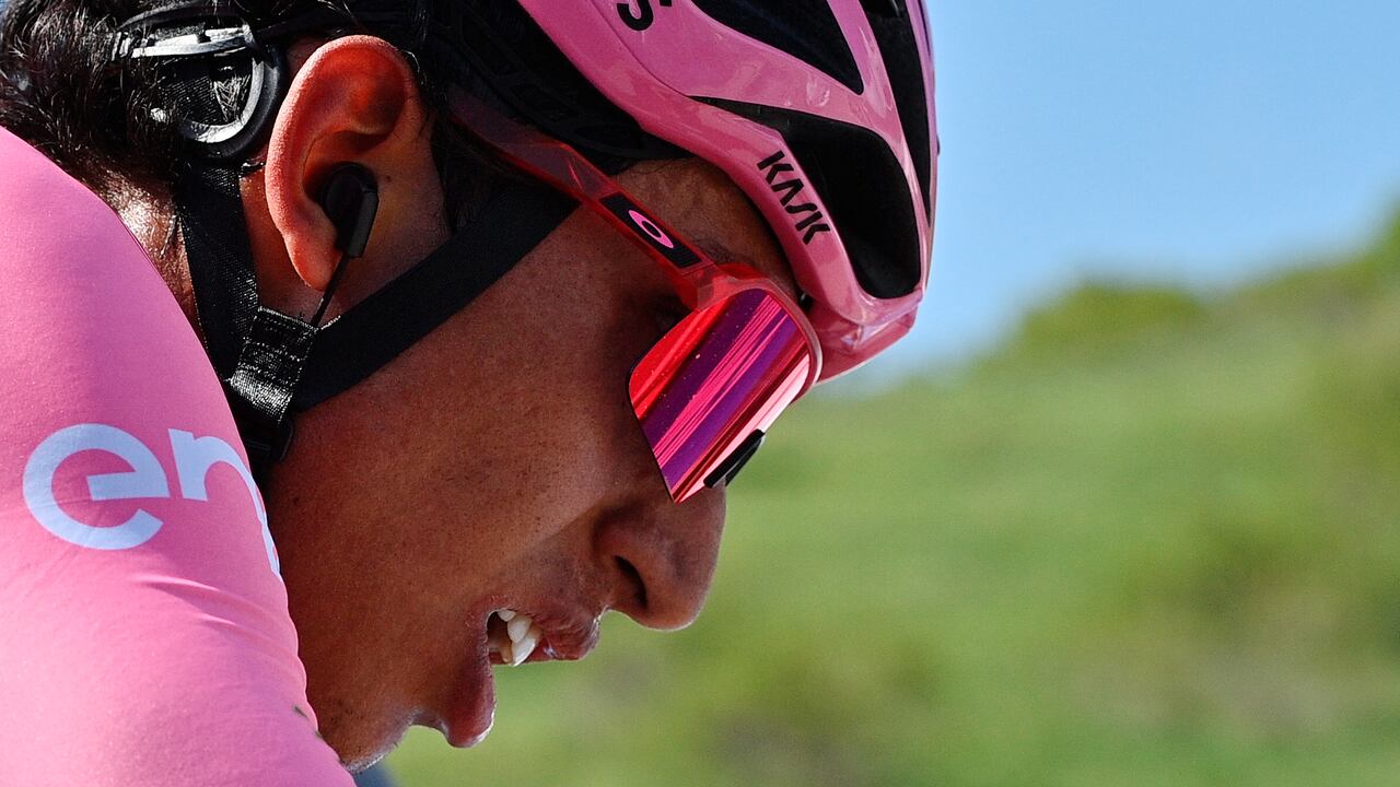 Egan Bernal en el Giro de Italia 2021.