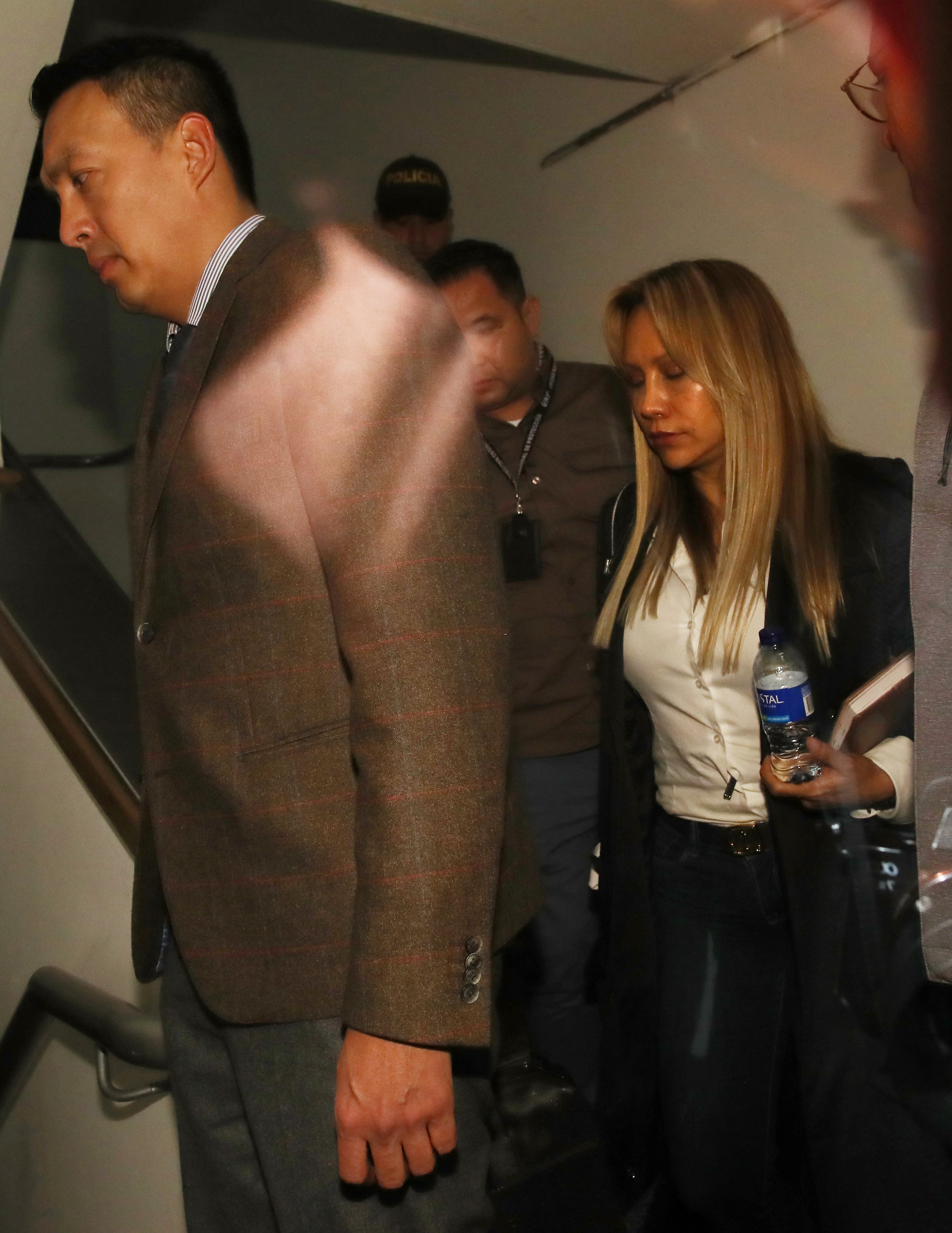 Sandra Ortiz, exconsejera presidencial para las regiones en los juzgados de Paloquemao.