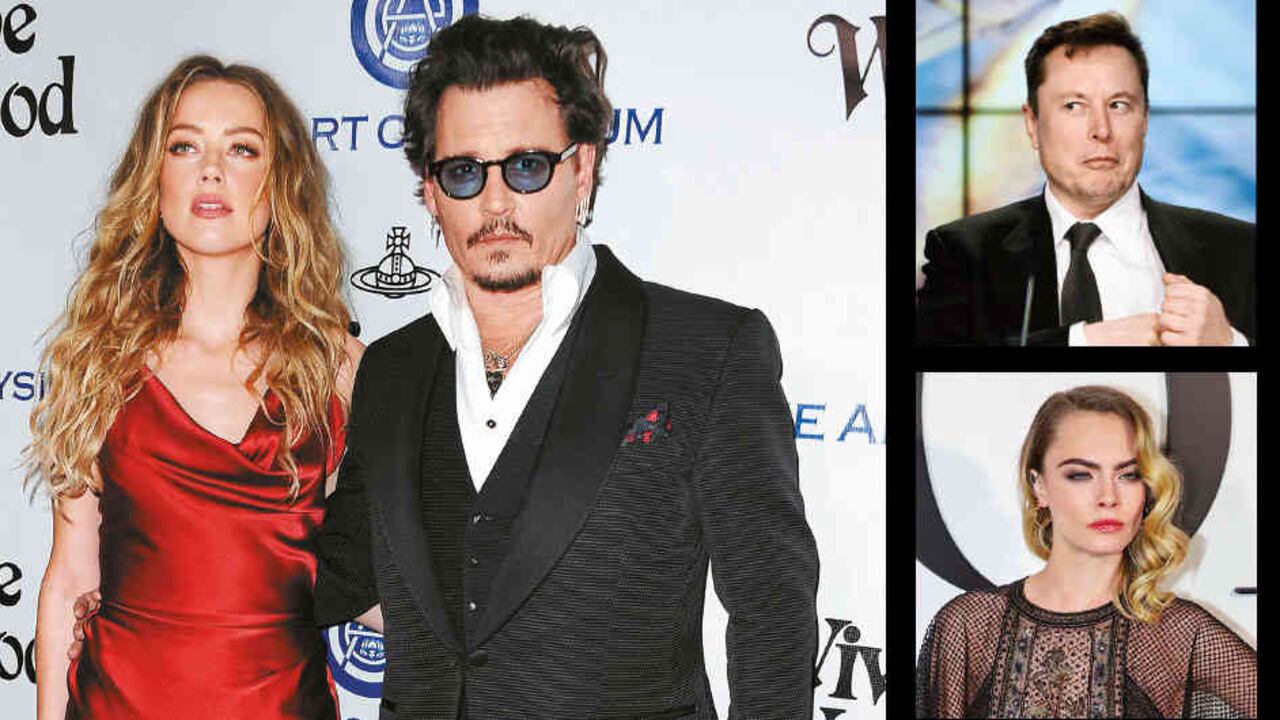Johnny Depp dice que Amber Heard le fue infiel con Elon Musk y Cara Delevingne