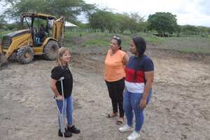 La gobernadora del Atlántico, Elsa Noguera, supervisó en zona rural del municipio de Campo de la Cruz