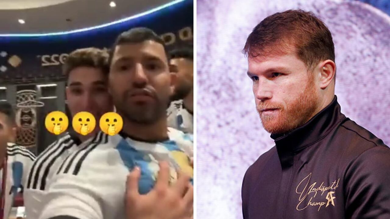 El lío entre Sergio Agüero y Canelo Álvarez quedó solucionado.