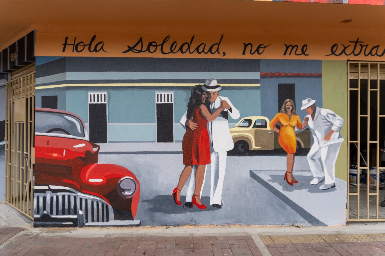 Murales en el barrio Obrero de Cali.
