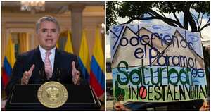 Duque y defensores del páramo de Santurbán