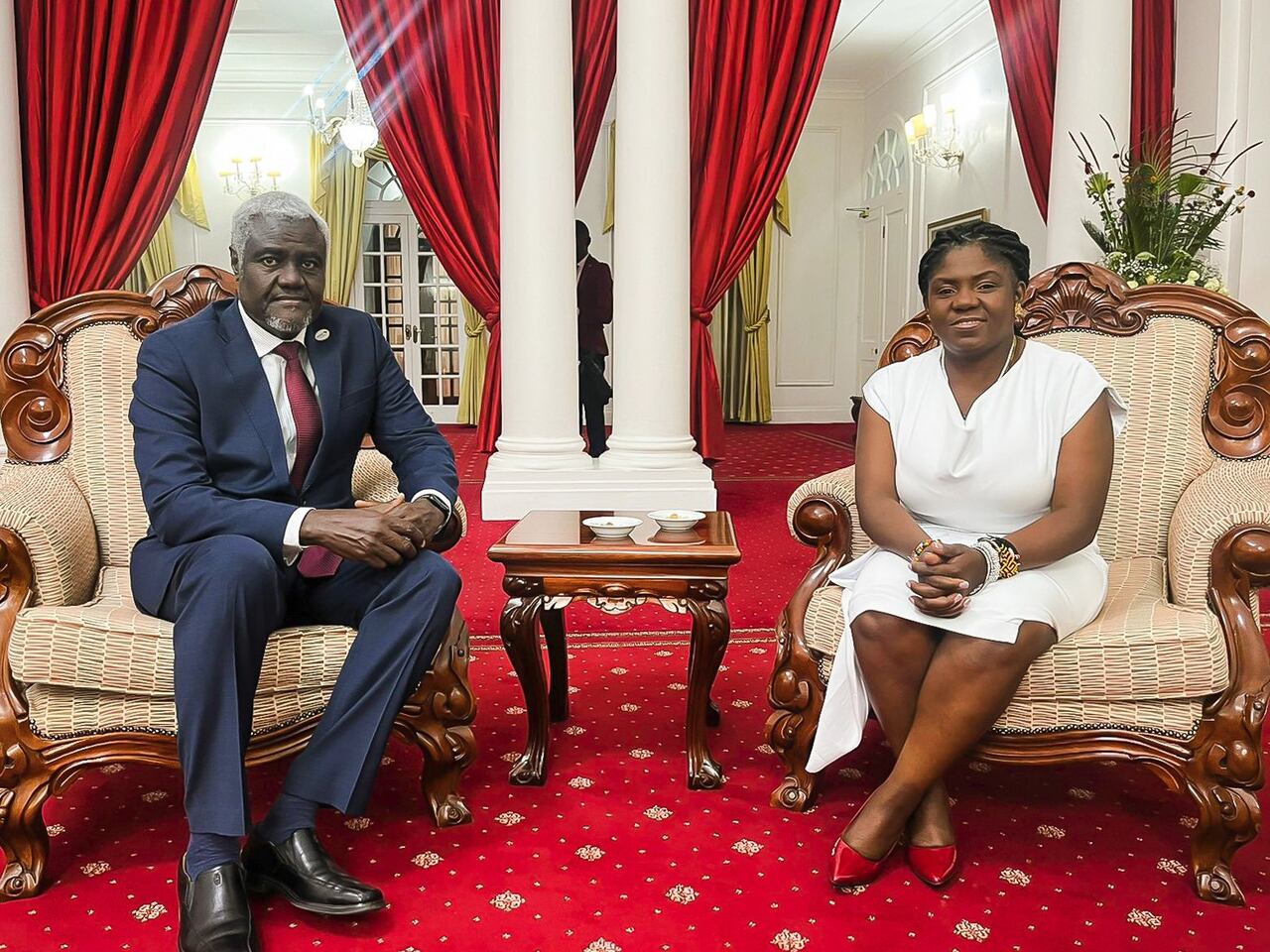 El encuentro se realizó en medio de la visita que la vicepresidenta está realizando a este continente.