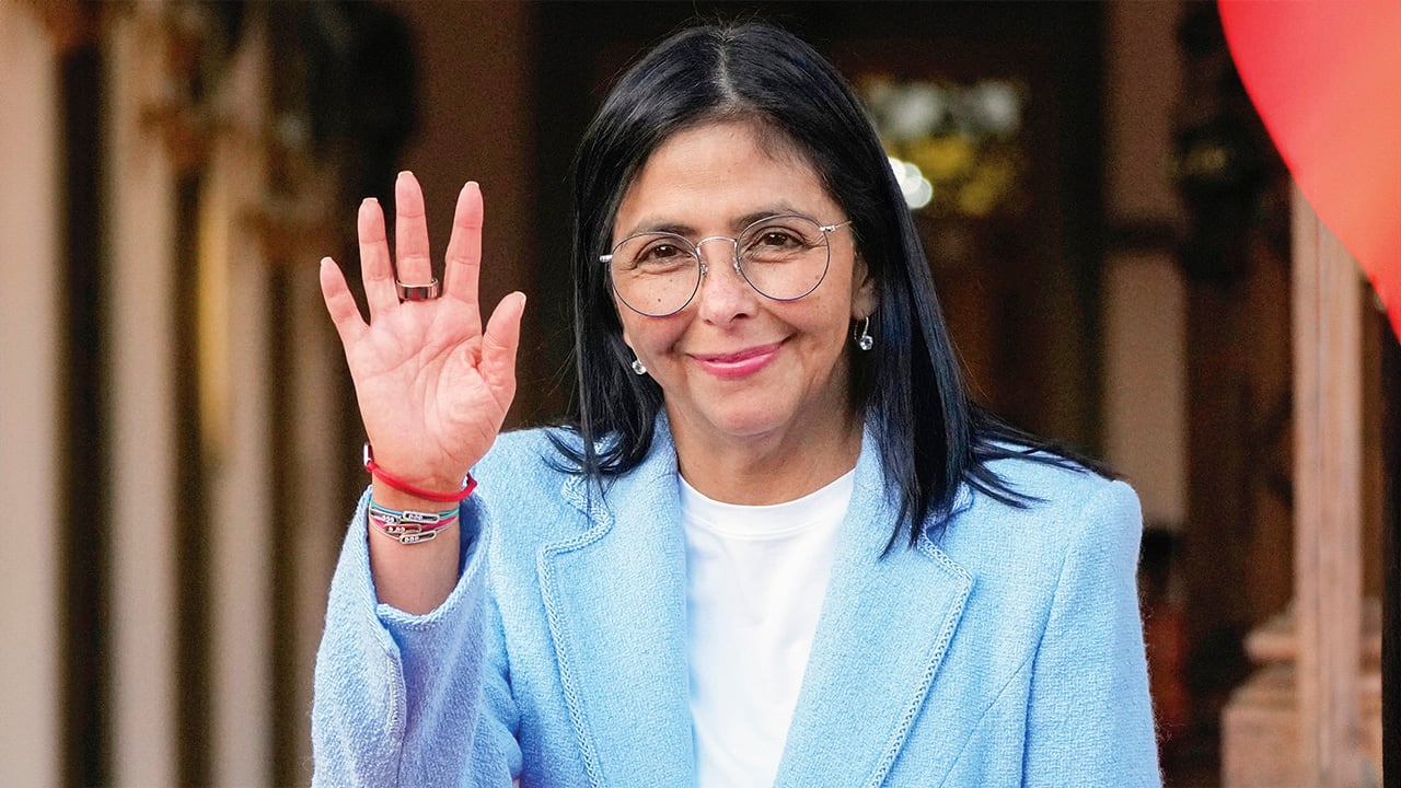 Delcy Rodríguez, presidente de Venezuela.