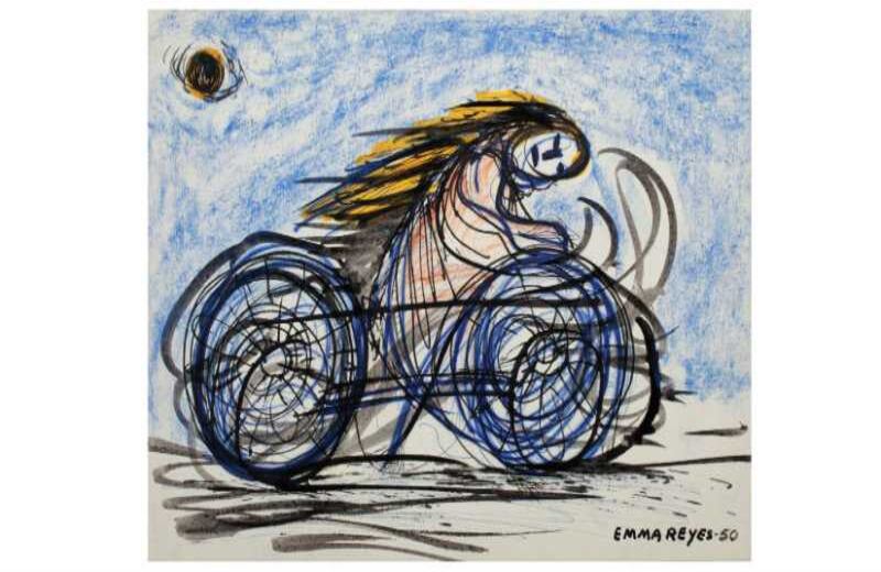 Emma Reyes. Sin Título, 21x15,5 cm. Dibujo (1950)