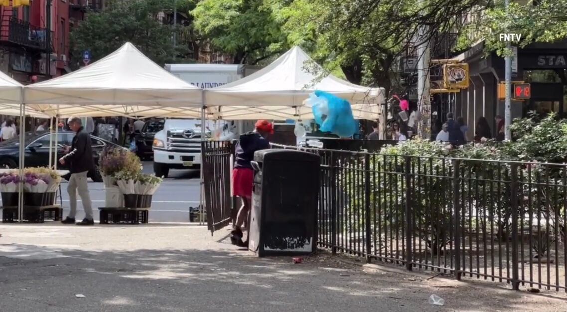 Ataque parque Manhattan. Captura de pantalla Twitter NYPost.