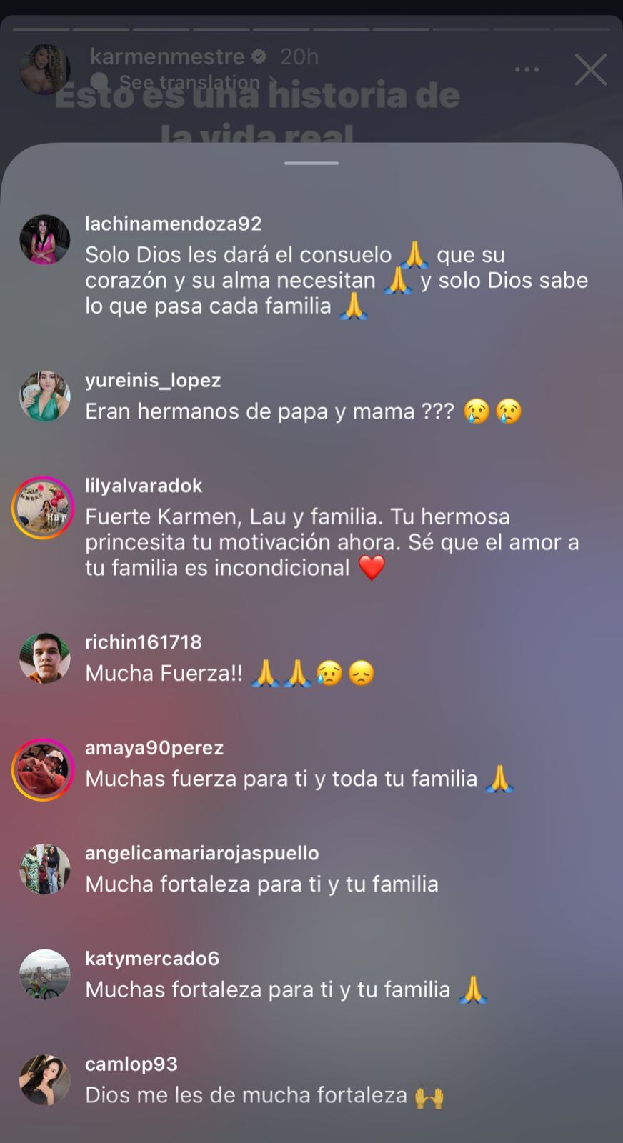 Exparticipante del 'Desafío' recibió mensajes de apoyo por la muerte de su hermano.