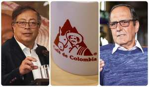 El exministro Juan Camilo Restrepo y el presidente Gustavo Petro.