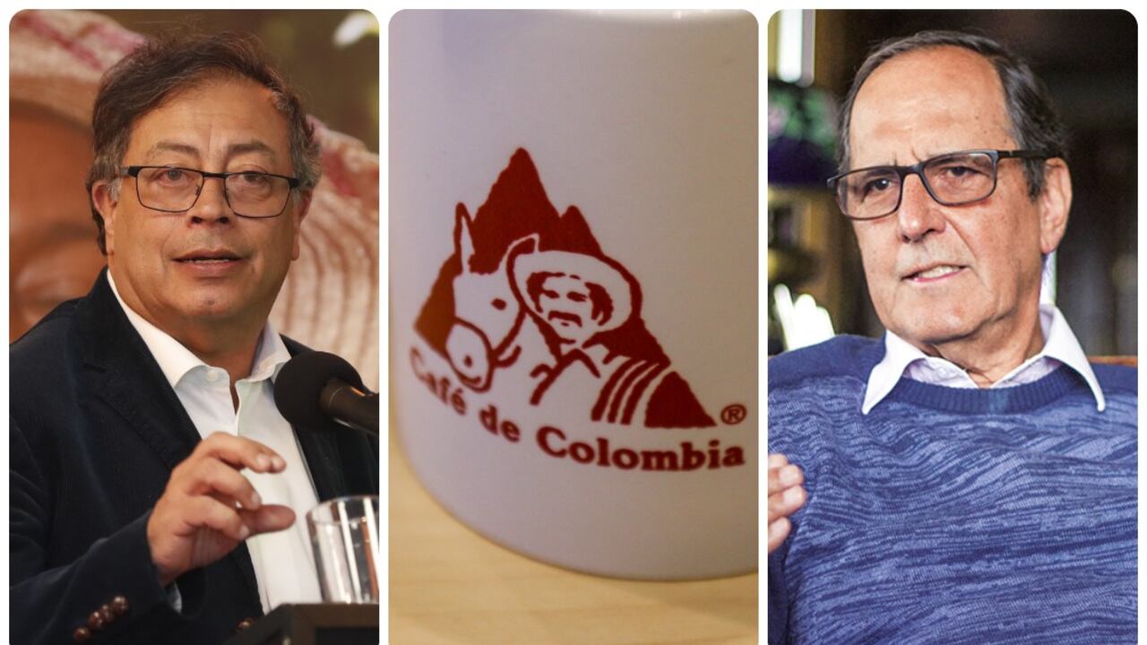 El exministro Juan Camilo Restrepo y el presidente Gustavo Petro.