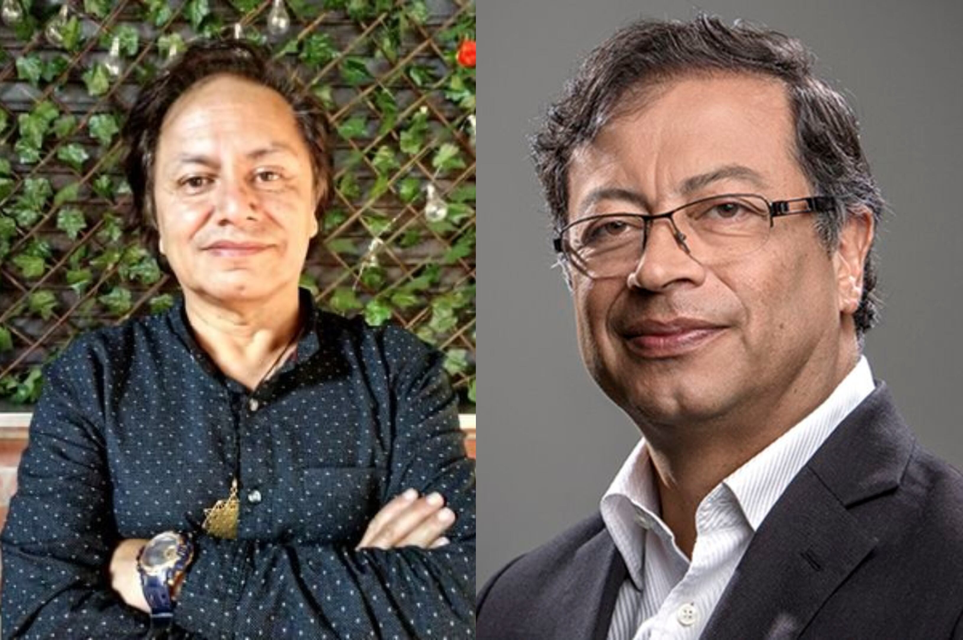 Juan Fernando Petro y el presidente Gustavo Petro.