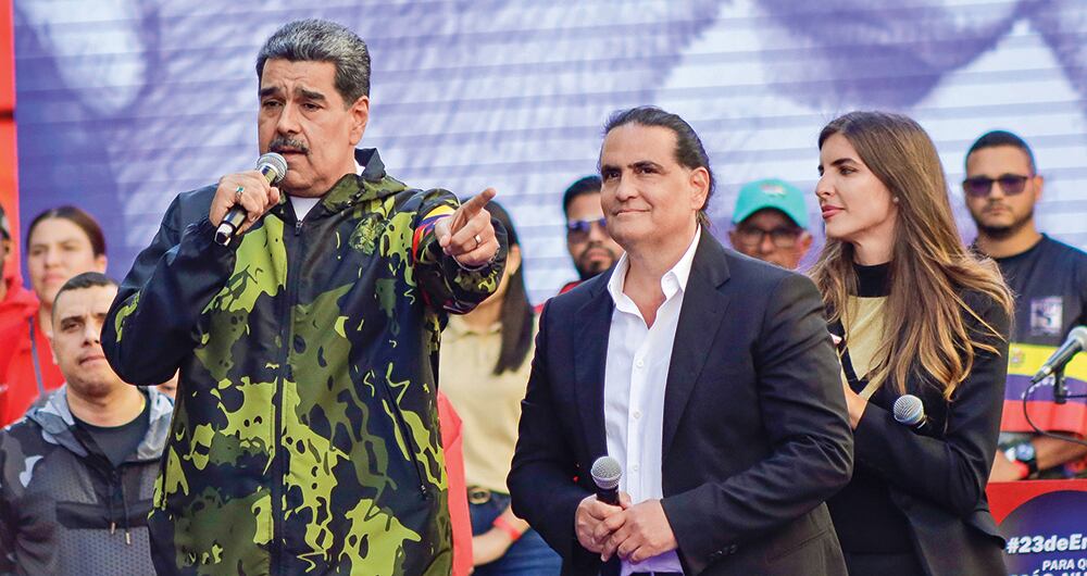 Nicolás Maduro y Álex Saab.
