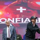 El presidente Petro junto al general William Salamanca