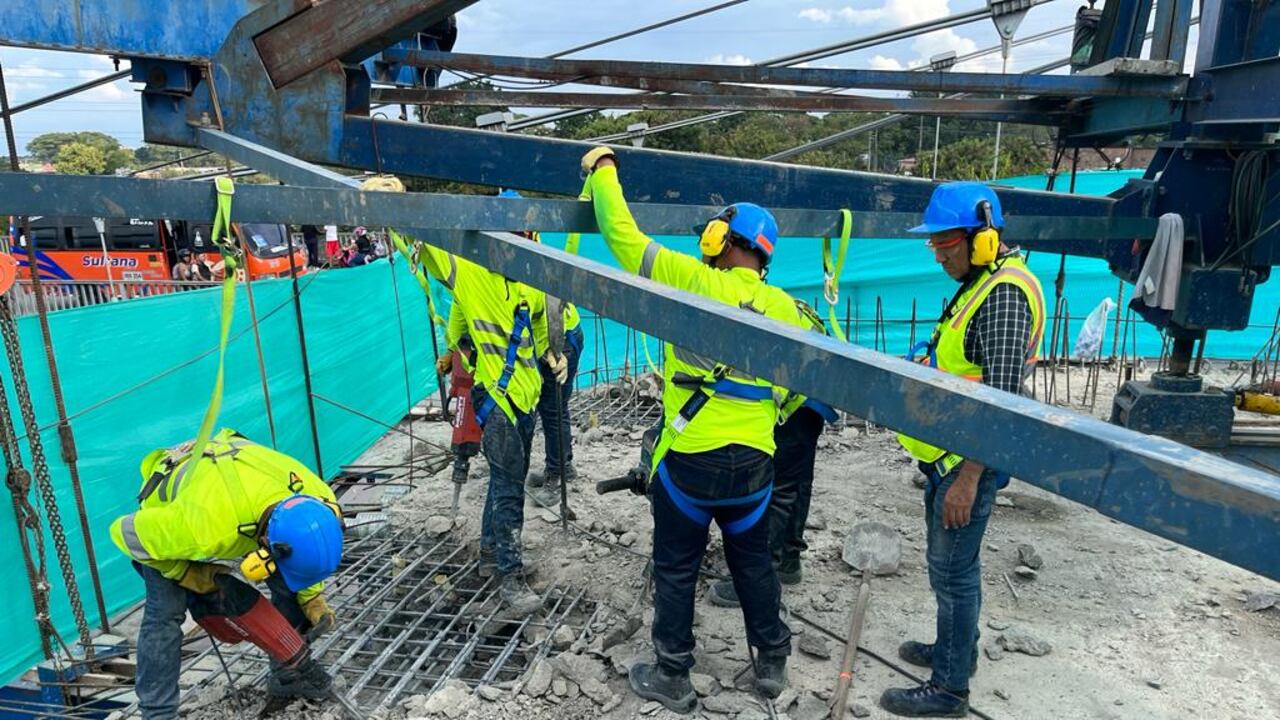 Obras del nuevo puente de Juanchito: por control de calidad, se demolerá una dovela.