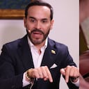 Abelardo De La Espriella y una imagen referencia de una Visa.