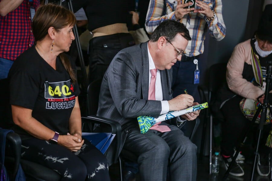 El magistrado Alejandro Ramelli, presidente de la JEP.