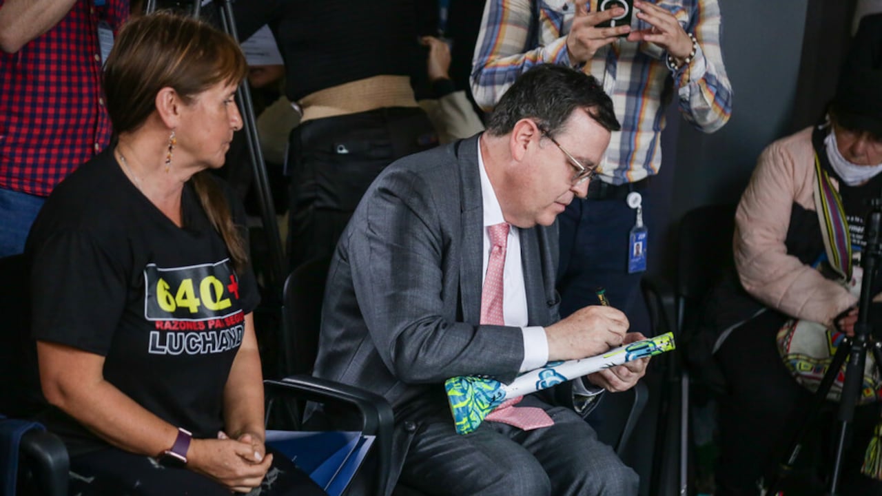El magistrado Alejandro Ramelli, presidente de la JEP.