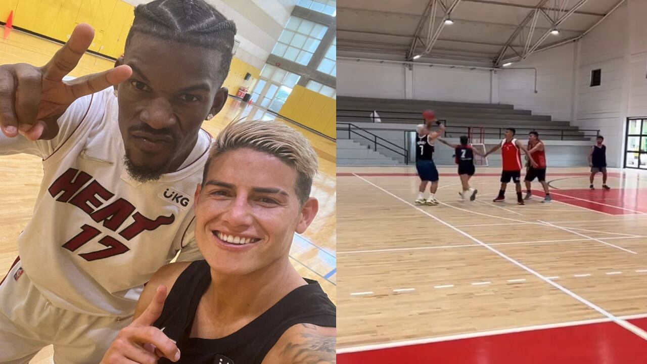 James Rodríguez se ha declarado fan del Miami Heat, equipo de la NBA