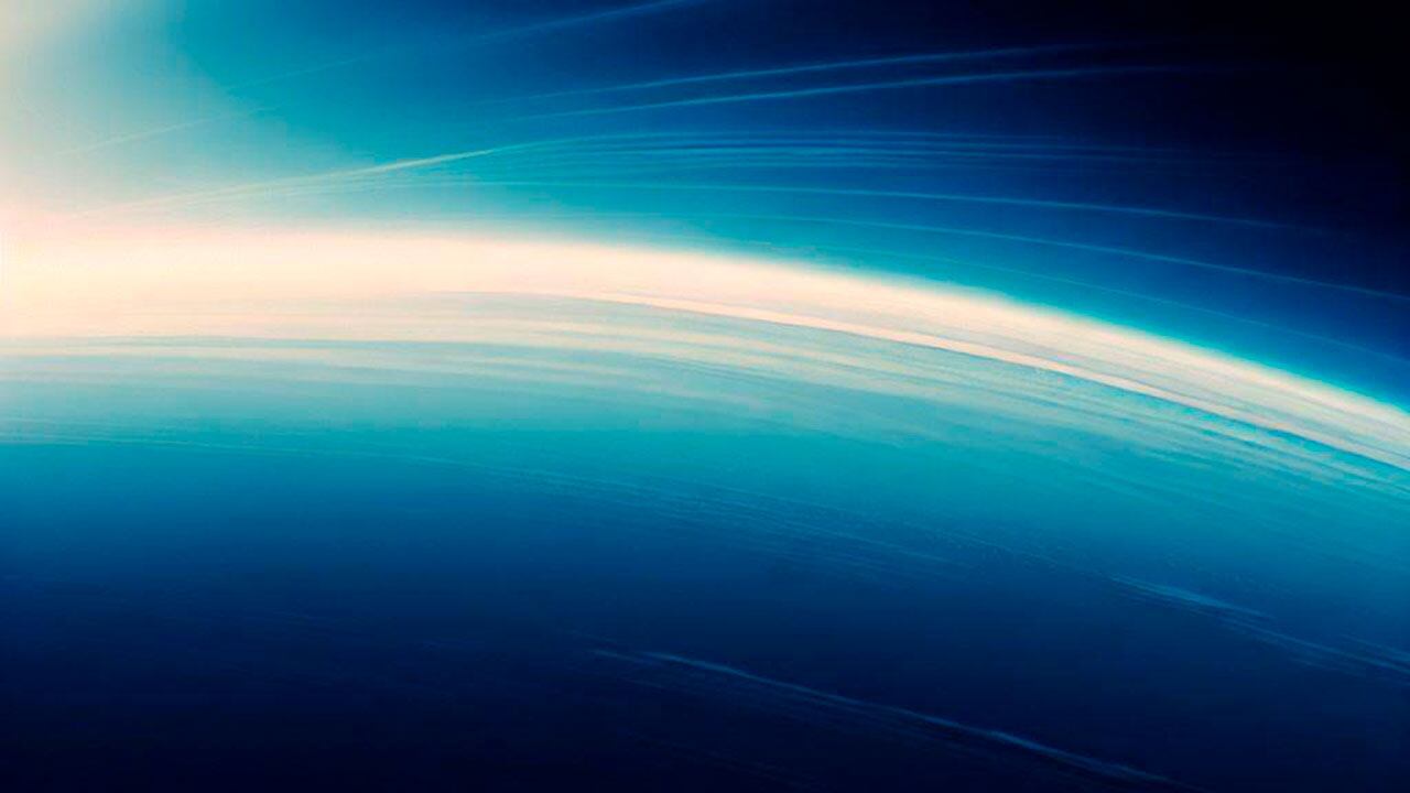 Ilustración de la estratosfera, generada por IA