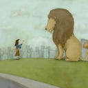 Esta imagen da vida a la ludoteca en el Centro de Memoria, que lleva el nombre del libro, 'Camino a casa'.