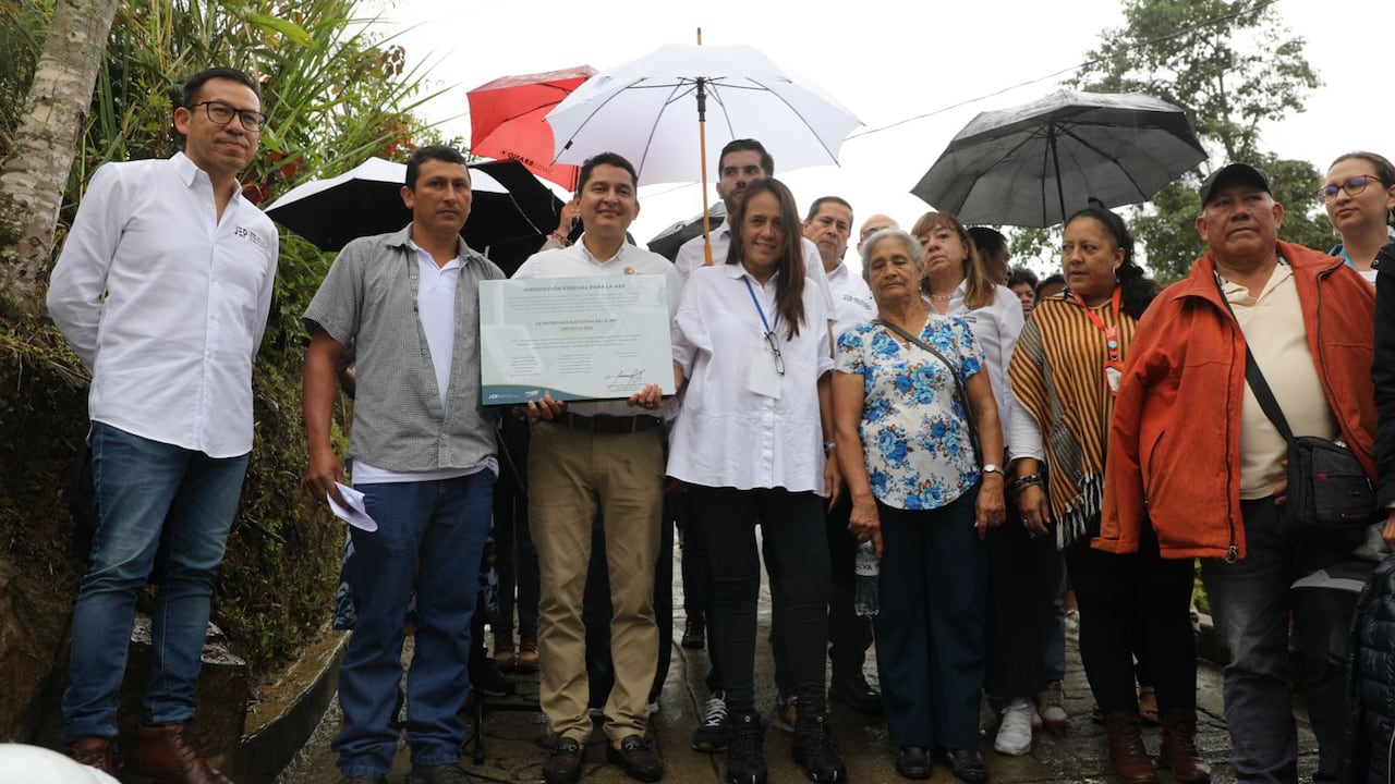 JEP certifica obra “reparadora” construida por excombatientes de las Farc en Viotá, Cundinamarca