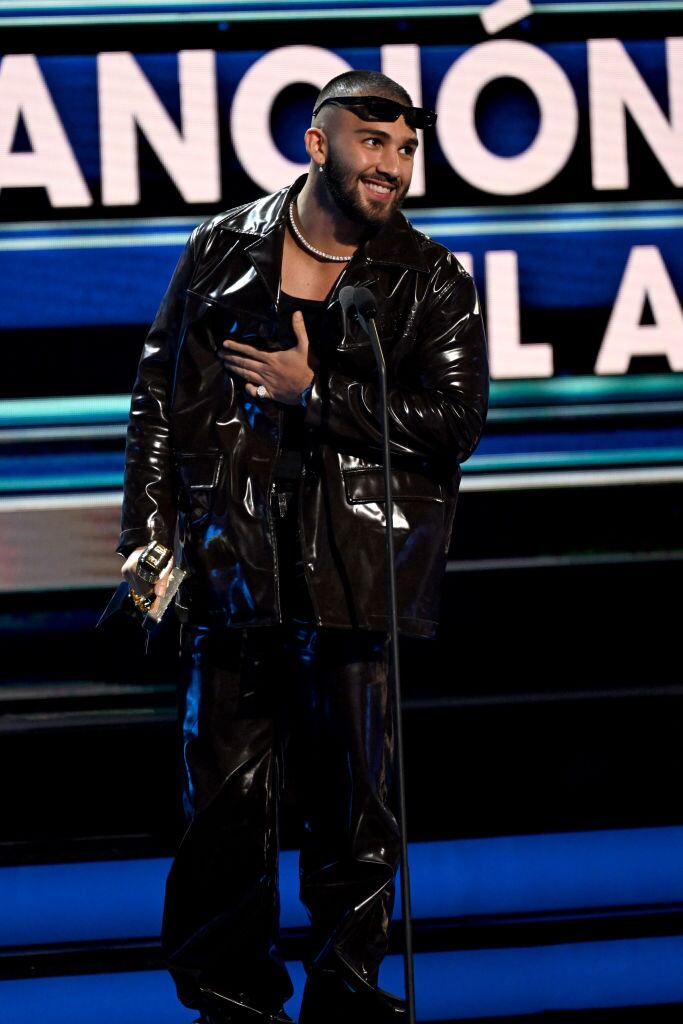 CORAL GABLES, FLORIDA - OCTOBER 05: Manuel Turizo onstage during the 2023 Billboard Latin Music Awards at Watsco Center on October 05, 2023 in Coral Gables, Florida. (Photo by Jason Koerner/Getty Images)