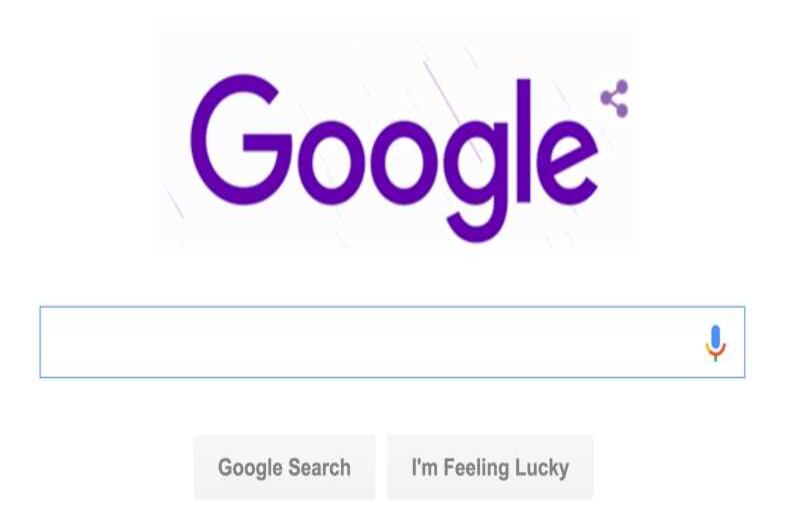 El homenaje de Google tampoco podía faltar. 