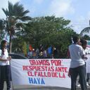 Estos son algunas de las pancartas que cargaban los sanandresanos este viernes en la marcha convocada por los pastores.