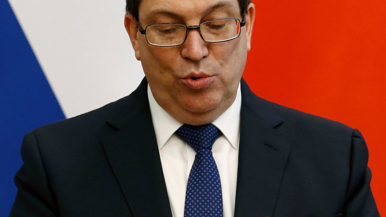 Bruno Rodríguez, jefe de la diplomacia cubana.