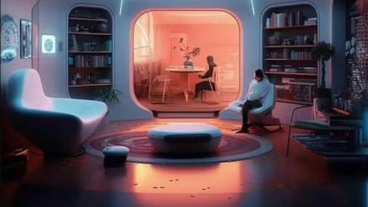 Hologramas, paredes transparentes y nanotecnología: así se verían las casas del futuro.