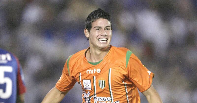James Rodríguez en su paso por el Envigado Fútbol Club.