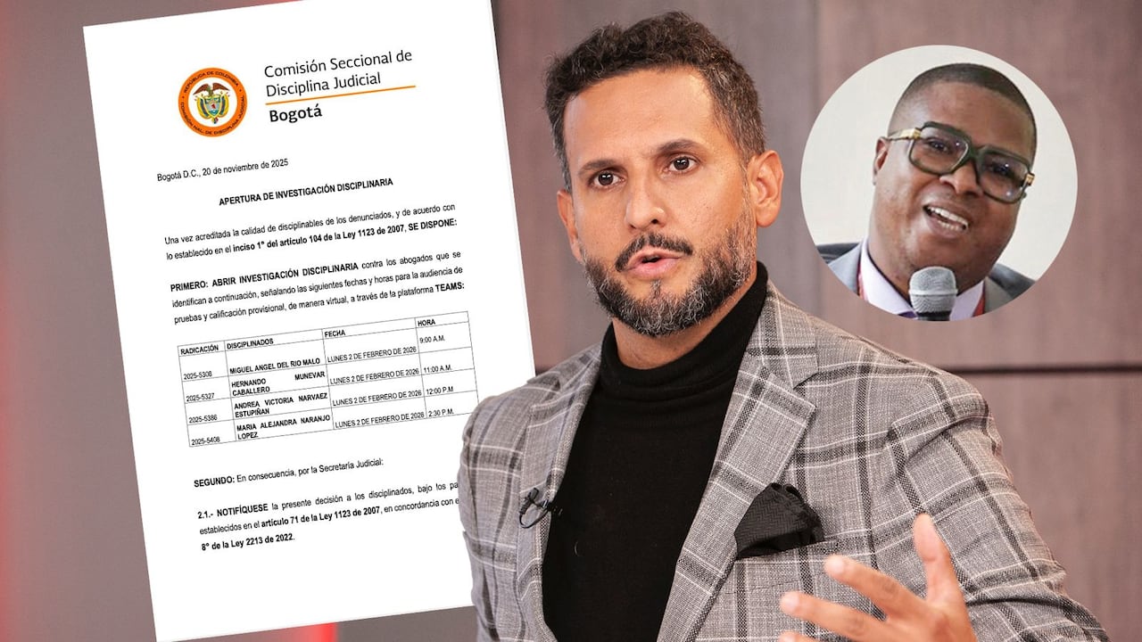 El auto de la Comisión de Disciplina Judicial confirmando la investigación contra Del Río por el caso del exembajador en Ghana, Daniel Garcés Carabalí.