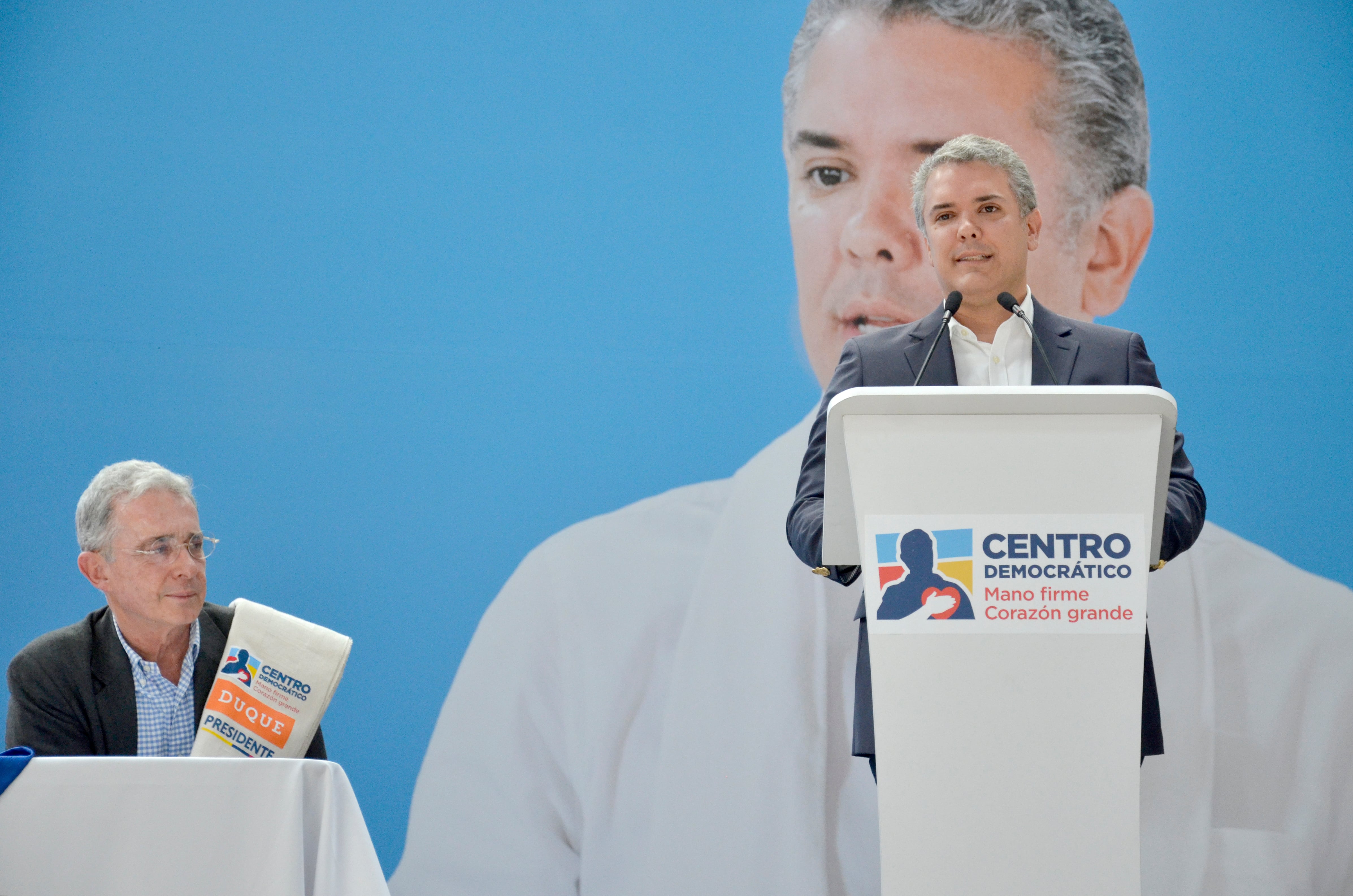 Alvaro Uribe Vélez e Ivan Duque